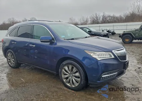 2014 Acura Mdx Technology z USA, uszkodzony, nr VIN 5FRYD4H4XEB031723